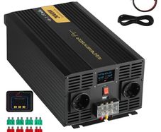 Pure Sine Wave Inverter Power Inverter 3000W DC24V to AC230V Inverter LCD
