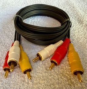 1.5m gold plated RCA component cables
