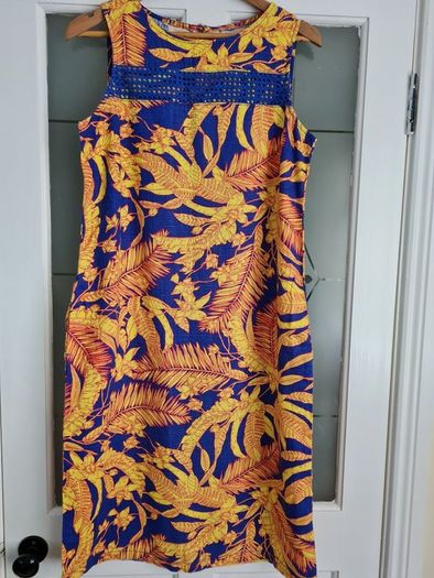 Next linen mix dress size 12 tall  BNWT