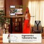 Electric Standing Desk Height Adjustable 120 x 60cm, Sit Stand Desk with 4 Memory Smart Pannel for Home Office with Splice Board Image 5