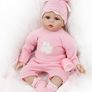 Realistic Reborn Dolls Baby Girl 22inch 55cm Soft Vinyl Silicone Real Life Baby Dolls Looking Newborn Reborn Dolls Toddler Baby Girl Toy Best Xmas Gift (FREE POSTAGE) Image 5