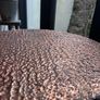 Mid century round copper top coffee table Image 4