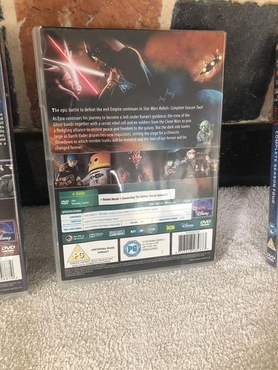 Star Wars Rebels season 1, 2 and 4 price is for all 3 seasons