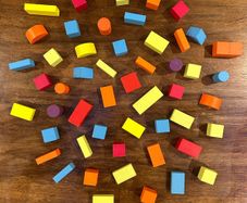 Coloured Wooden Blocks