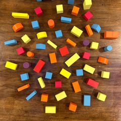 Coloured Wooden Blocks