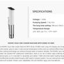 IPX7 1100W Sous Vide Cooker Immersion Circulator Accurate Cooking With LED Digital Display With 5 Vacuum Sealing Bags Image 2