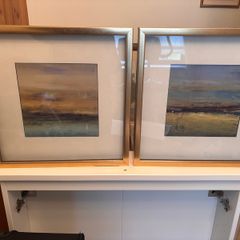 Two beautiful framed seascapes pictures