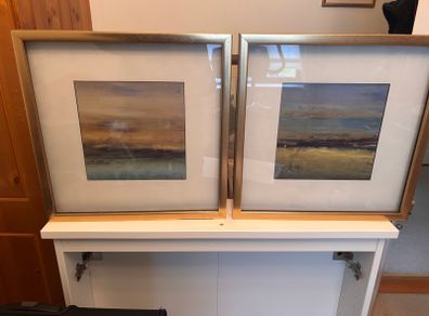 Two beautiful framed seascapes pictures