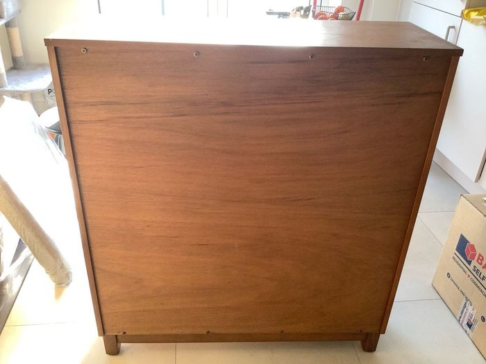 Vintage 1950's Teak Bookcase