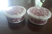 2 x Gorgeous Ceramic Trinket Boxes