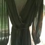 A WEAR black chiffon long sleeved dress Image 3