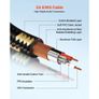 XLR Cable 7.62 m, 6 Pack, Shielded Balanced DMX Male to Female Microphone Cables, Gold-Plated 3-Pin XLR Mic Speaker Cord Wires, for Stage Lighting, Microphones, Amplifier, Mixer, Speaker Systems Image 2