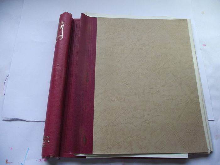 A collection of stamps from Northern Rhodesia, Southern Rhodesia, Rhodesia, South Africa and Nyasaland on loose pages