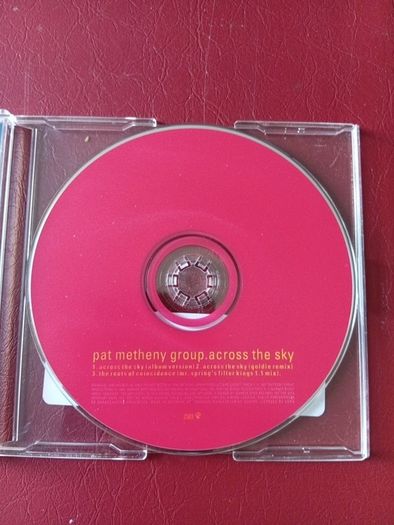 Across the sky  maxi CD Pat Metheny Group (remixed by goldie)