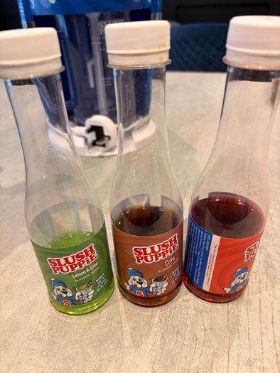 slush Puppie machine with syrup