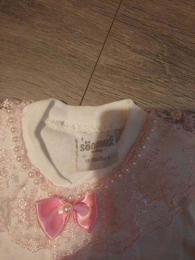 baby girl christening babygro set