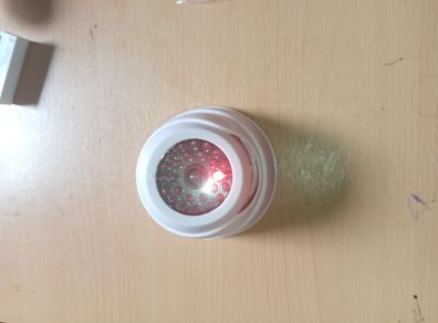 Dummy Cctv Camera With Flashing Red Light