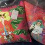 Cushions Pop Art Pair NEW  Flower Power Image 5