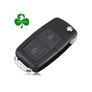 2 Buttons Remote Case VW Replacement For Volkswagen Key Fob Passat Golf Polo Image 2