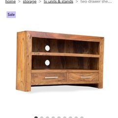 Corner TV unit