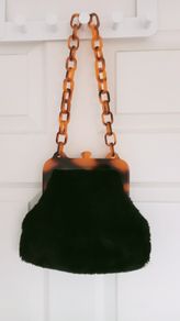 Topshop Faux Fur Handbag