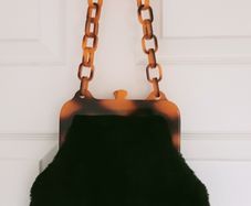 Topshop Faux Fur Handbag