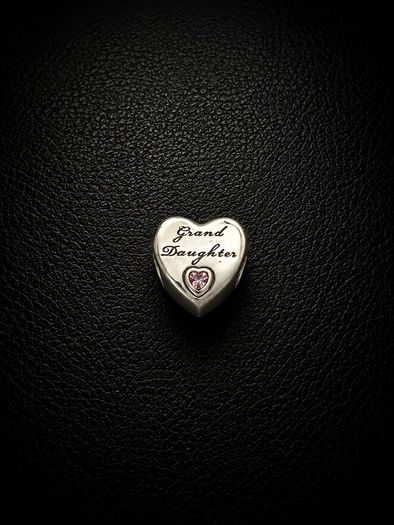 Vintage Signed Pandora 925 Sterling Silver Grand Daughter Charm