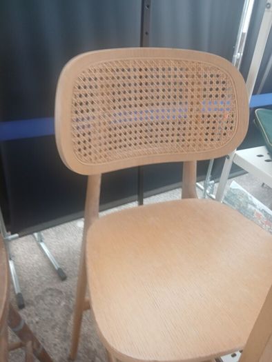 BESPOKE TITUS Rattan Oak Bar Stool, exceptional quality