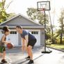 Basketball Hoop Freestanding 255-305cm Hoop Height Adjustable Stand with Backboard Wheels for Teens Adults Black Image 7