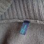 Khaki long wool cardigan Benetton Image 3