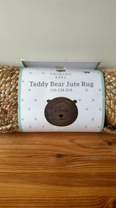 NEW Teddy Bear Jute Rug