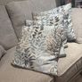 Home focus curtains x 2 sets and cushions poles and tie backs included Image 5