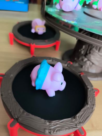 Pigs on Trampolines