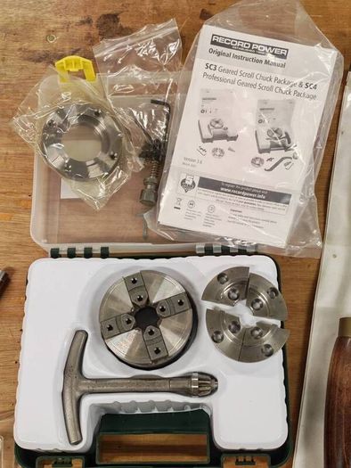 Full wood lathe complete set