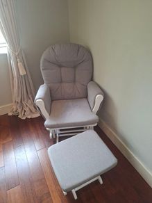 Babylo rocking chair with footstool