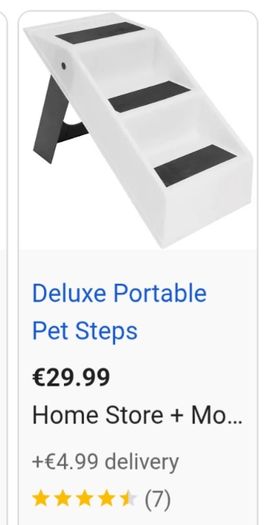 Deluxe portable pet steps