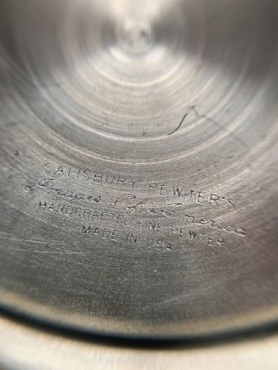 United States Navy pewter bowl