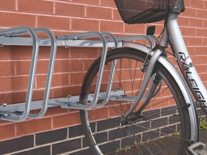 4 Bike Stand Floor or Wall mounted bike rack for garage Bicycle Parking rack Cycle Storage Locking Stand (FREE POSTAGE)