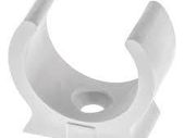Single Screw Clip On Saddle 20mm Pvc
