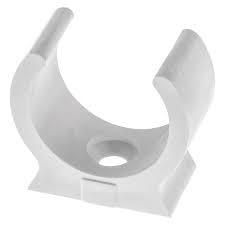 Single Screw Clip On Saddle 20mm Pvc