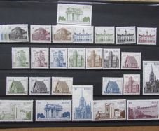 Ireland 1982-1990.MNH,6th Definitive Stamps Series.Complete Set of 28.Irish Architecture