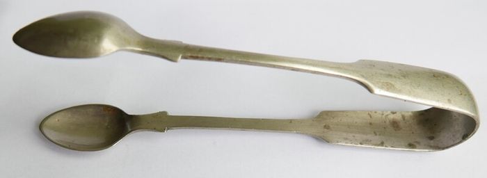 Antique Silver Plated Sugar Tongs