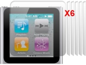 6x1 Pack Screen Protector For Blackberry, Htc, Iphone, Ipod, Nokia, Samsung & Sony Ericsson