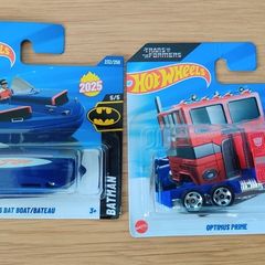 Hot Wheels Optimus Prime and Batboat
