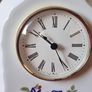 In Box 8.5 Inches Tall Royal Tara Harmony Pattern Large Bone China Clock Made In Galway Ireland Image 4