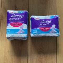 Always discreet Sensitive bladder pads Brand New