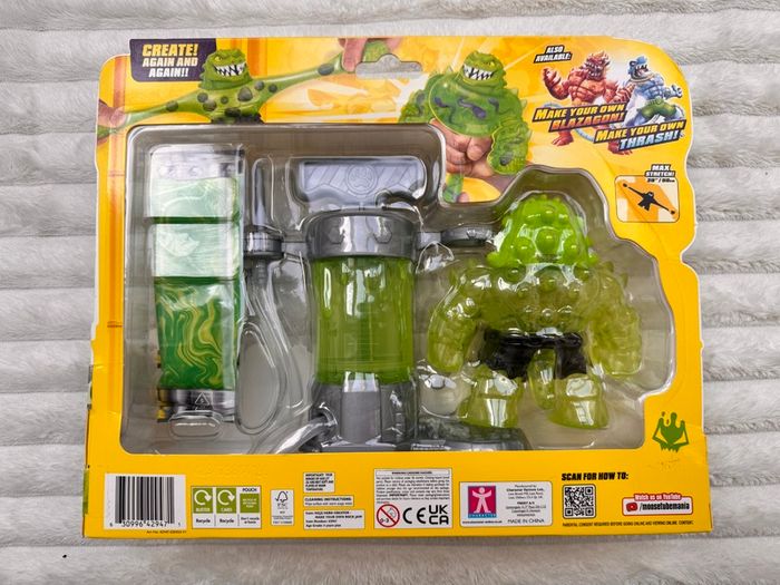Heroes of Goo Jit Zu Hero Creator Rockjaw Mix Fill Create Your Own Action Figure Damaged Box Please see photos
