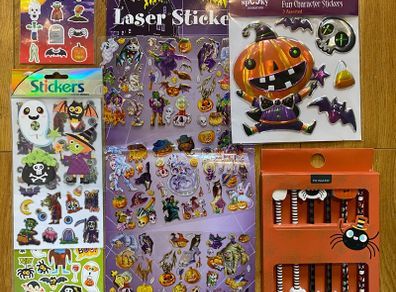 Halloween pencils and stickers