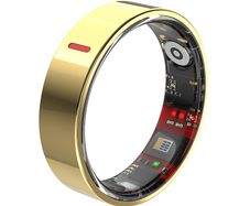 Gold Titanium Smart Ring (Size 11) | Premium Health & Sleep Tracker