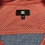 DC Skate Co Mens Short Sleeve Shirt Size Medium Royal Blue Check Image 5
